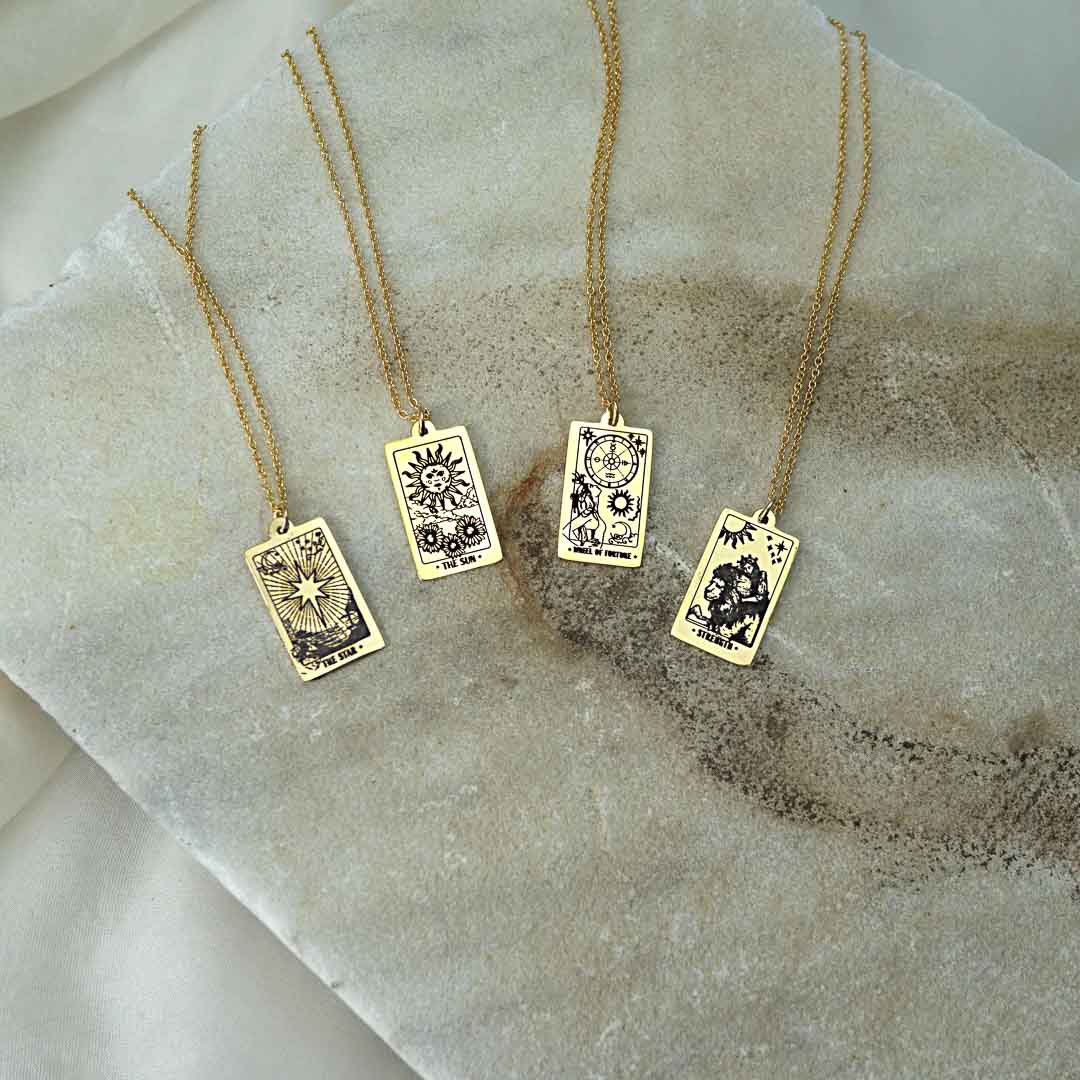 tarot star necklace