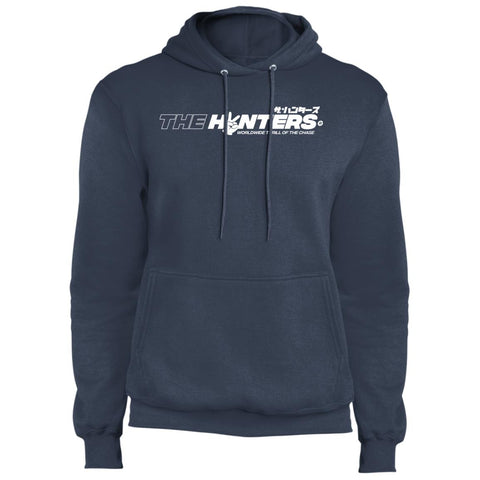 logo fleece pullover hoodie