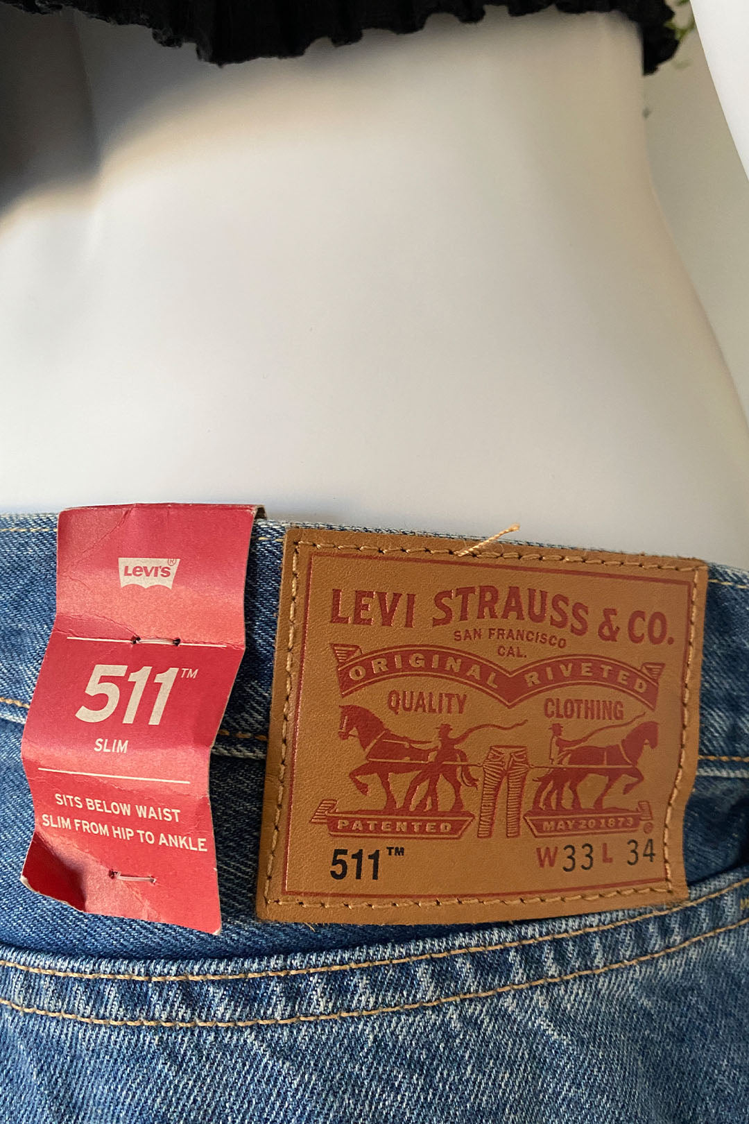Levi's 511 Slim - Size:33x34- Dark Wash – The /Shäp/