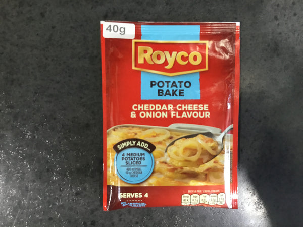 Royco Potato Bake - Cheddar & Onion 40g – South African Home Foods