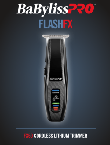 babyliss pro flashfx cordless lithium trimmer