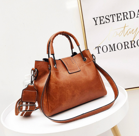Macy's E Leather Handbag – Our Sweet Gifts LLC