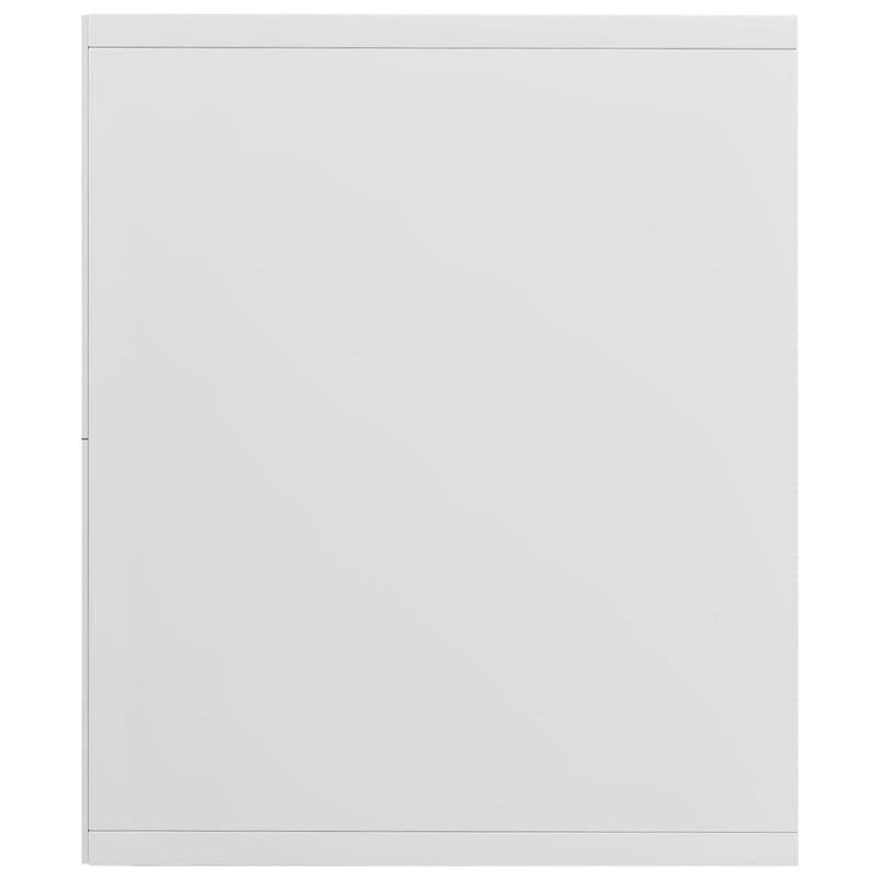 Book Cabinet/TV Cabinet High Gloss White 36x30x114 cm Chipboard