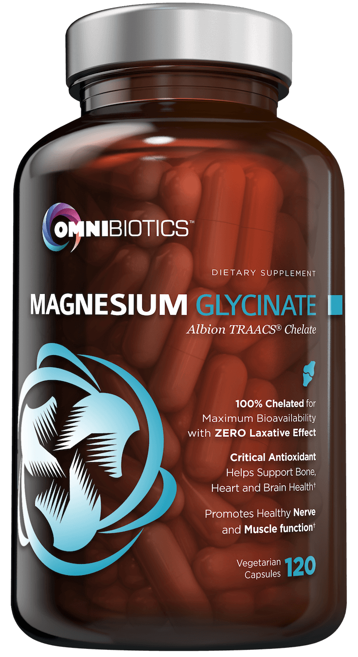 Ontslag bellen verschil Premium Magnesium Glycinate Supplement | 120 Capsules | OmniBiotics