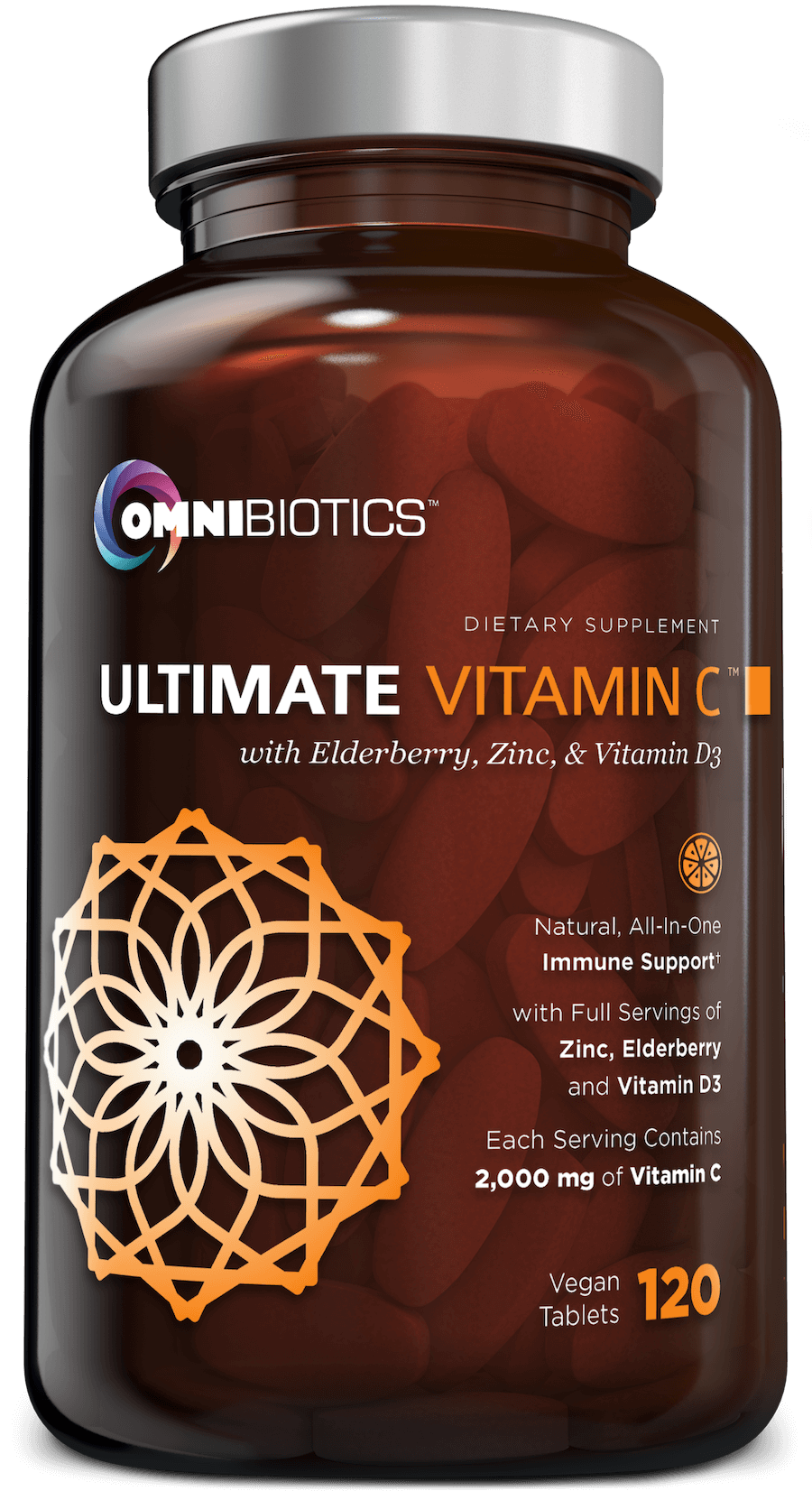 Ultimate Vitamin C Supplement 2 000 Mg With Zinc D3 Elderberry Omnibiotics