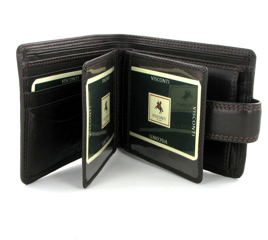 Visconti Heritage HT13 Strand Brown Leather Wallet – Engraveitnow Ltd