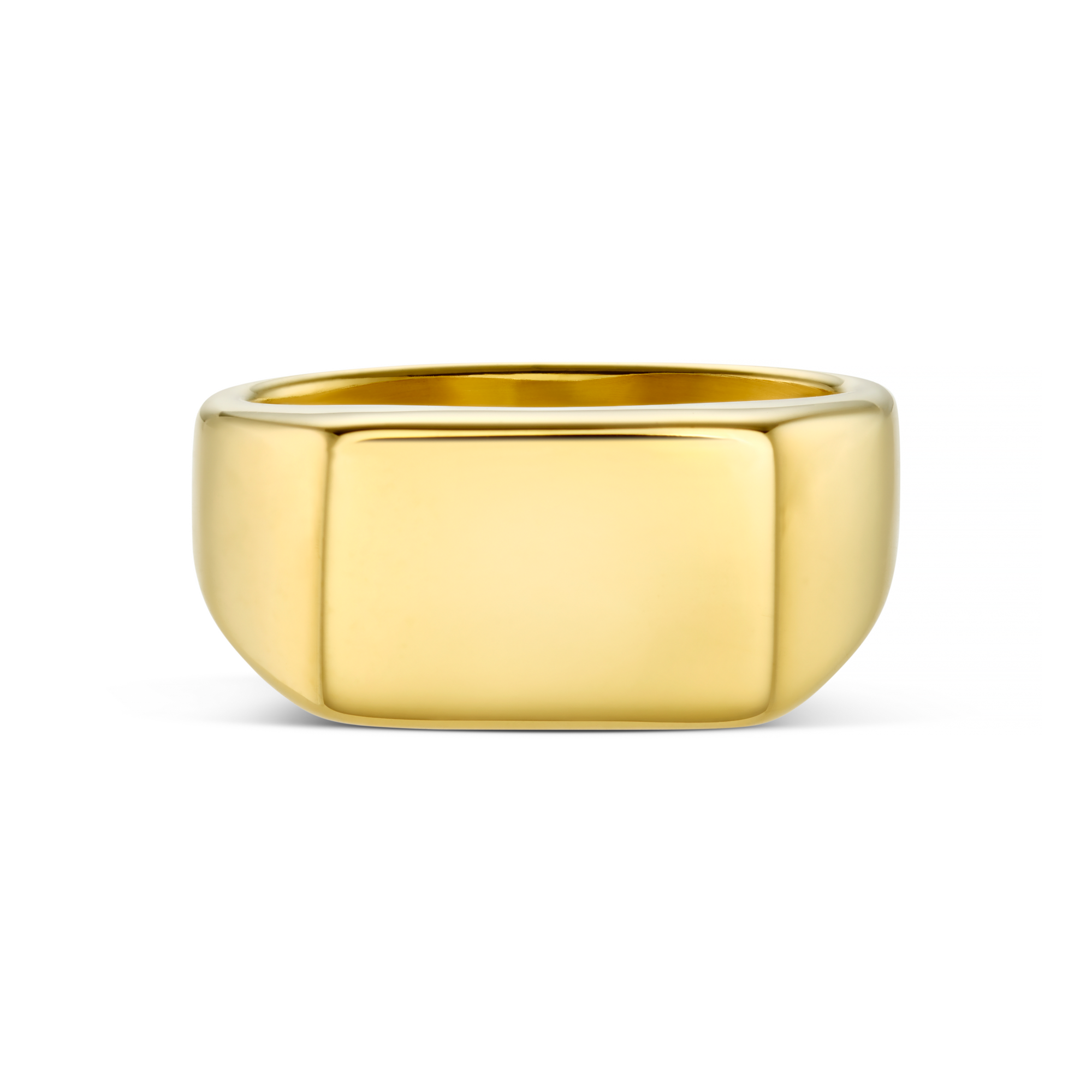 Chunky Signet Ring - Gold M/L - Orelia & Joe