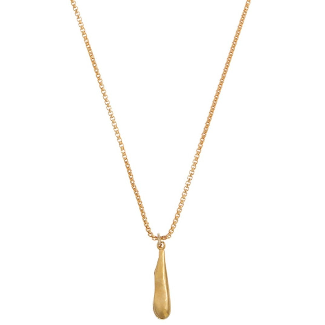 Organic Droplet Necklace - Gold - Orelia London