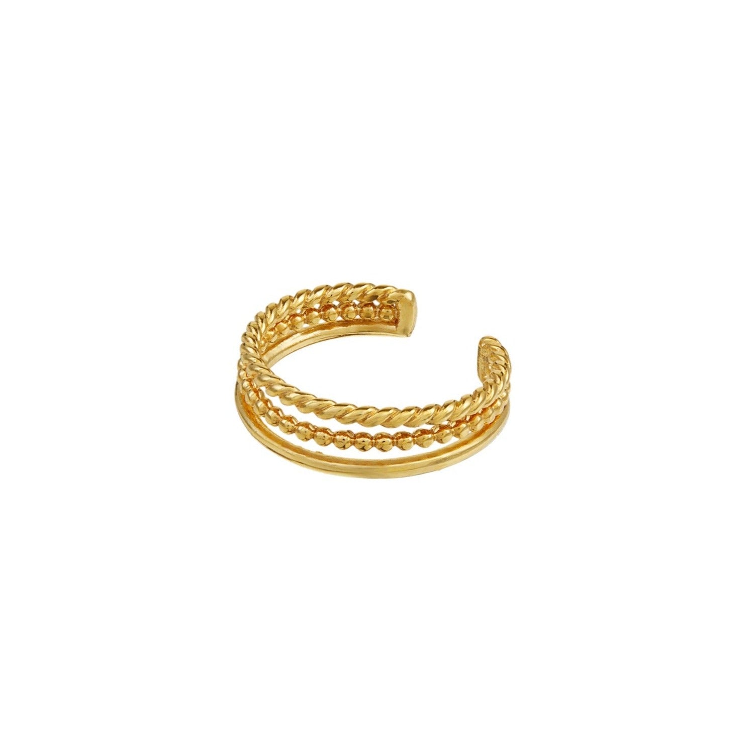 Triple Illusion Adjustable Ring - Orelia London