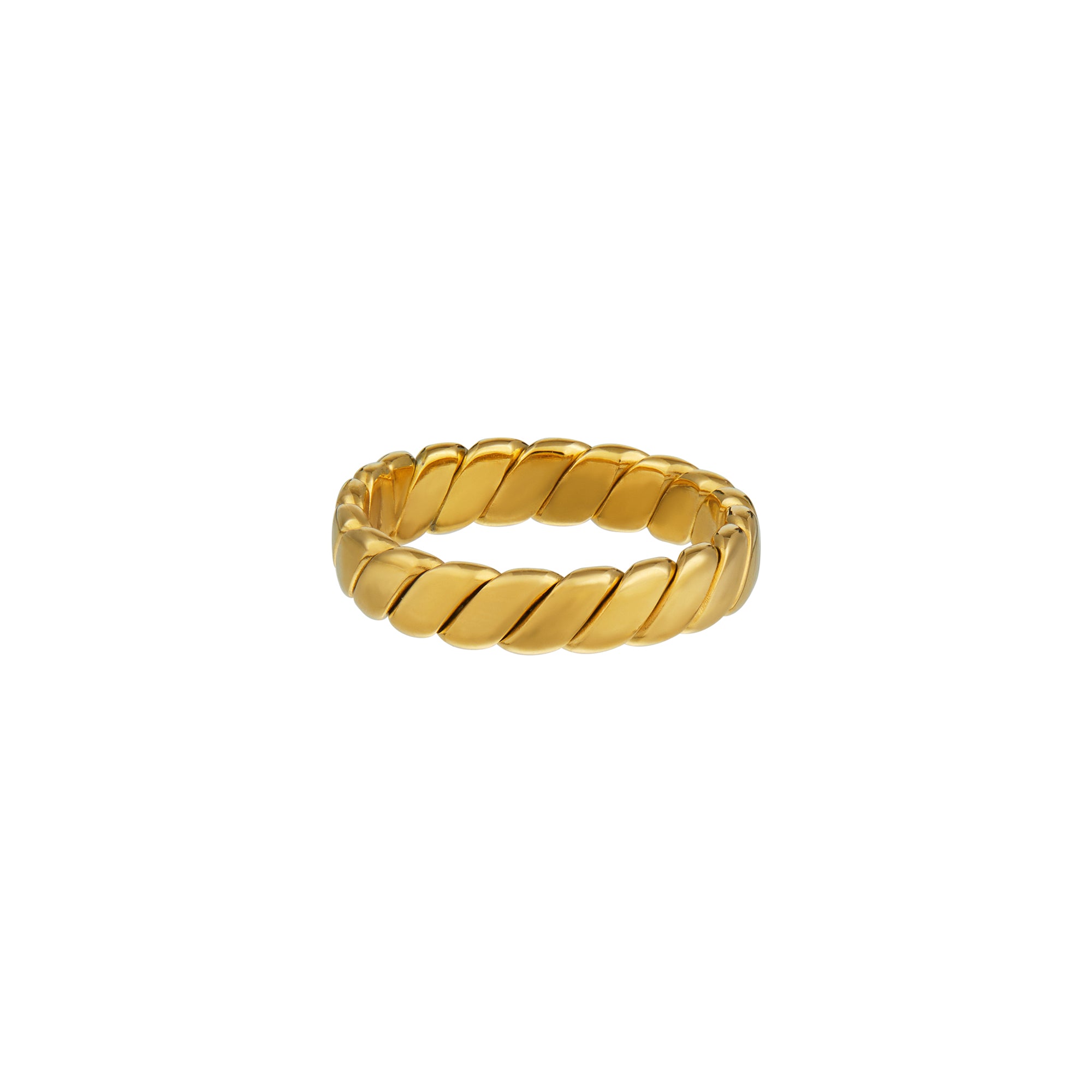 Flat Twist Ring M/L - Orelia London