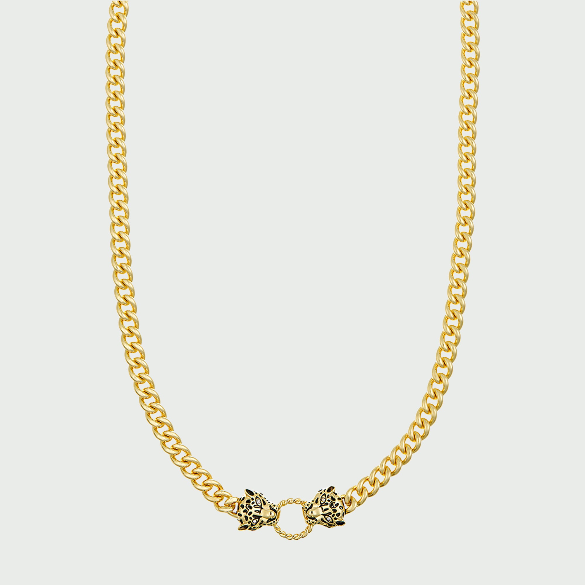 Double Leopard Collar Necklace - Orelia x Susan Caplan