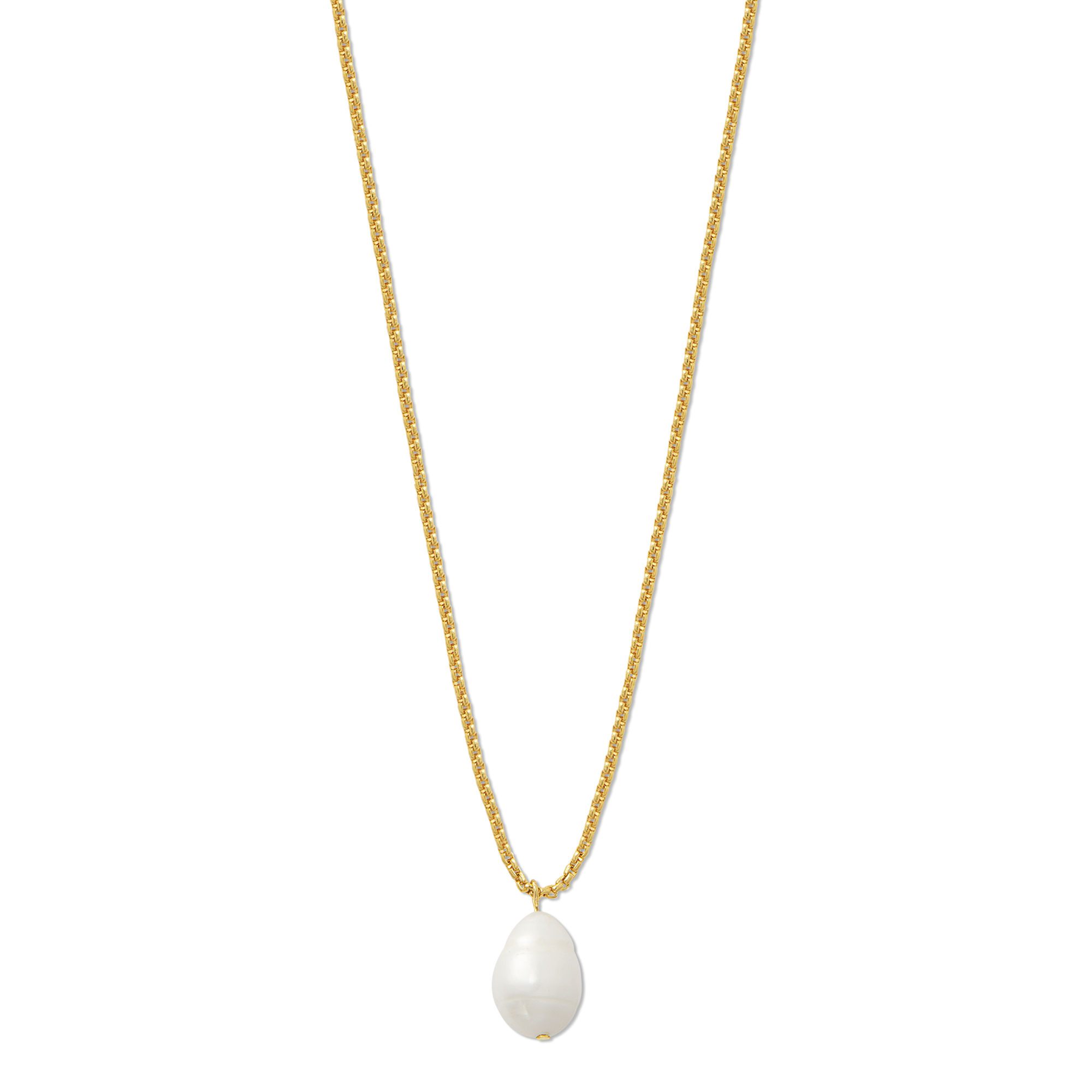 Pearl Drop Mid-length Necklace - Orelia London
