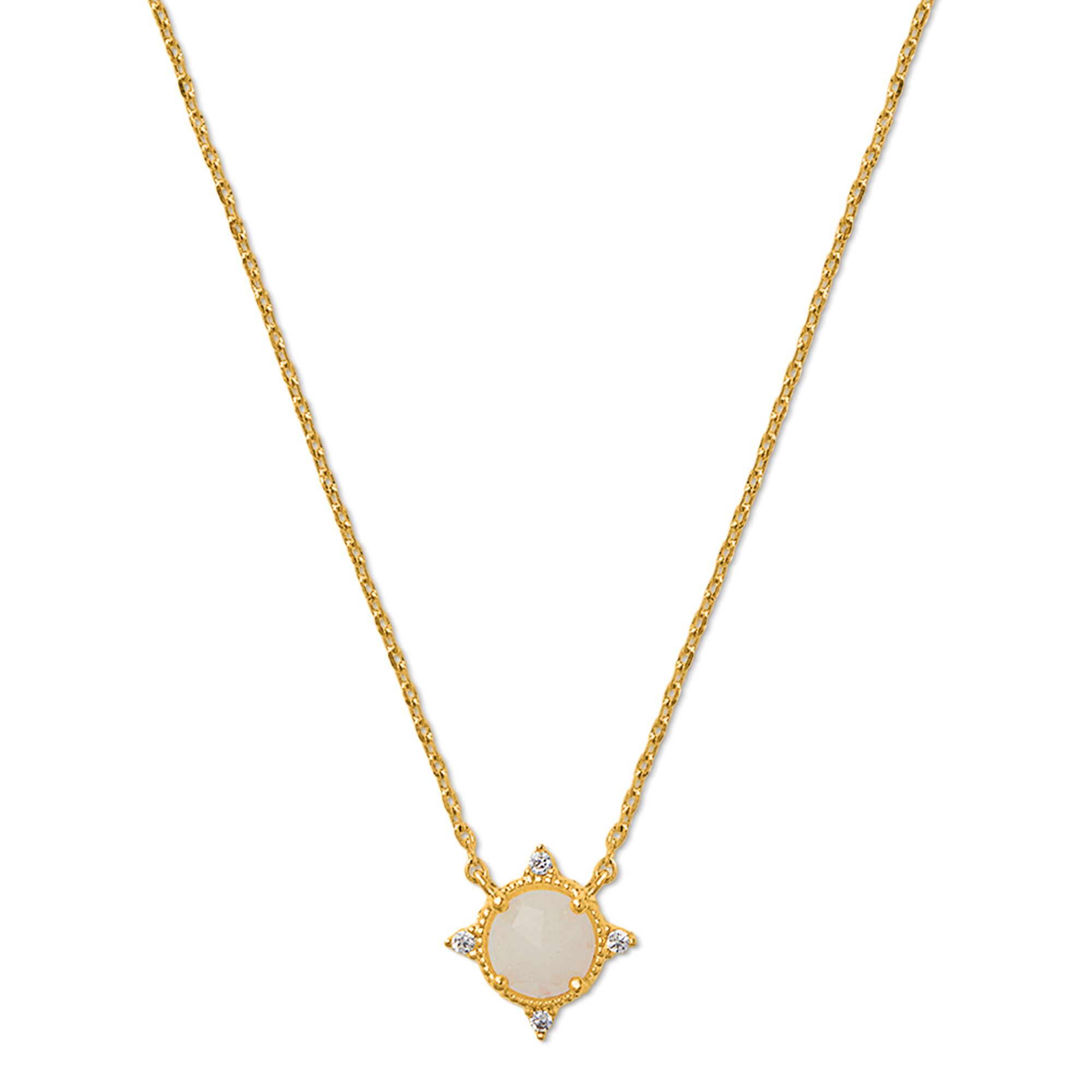 Crystal & Moonstone Necklace - Orelia London