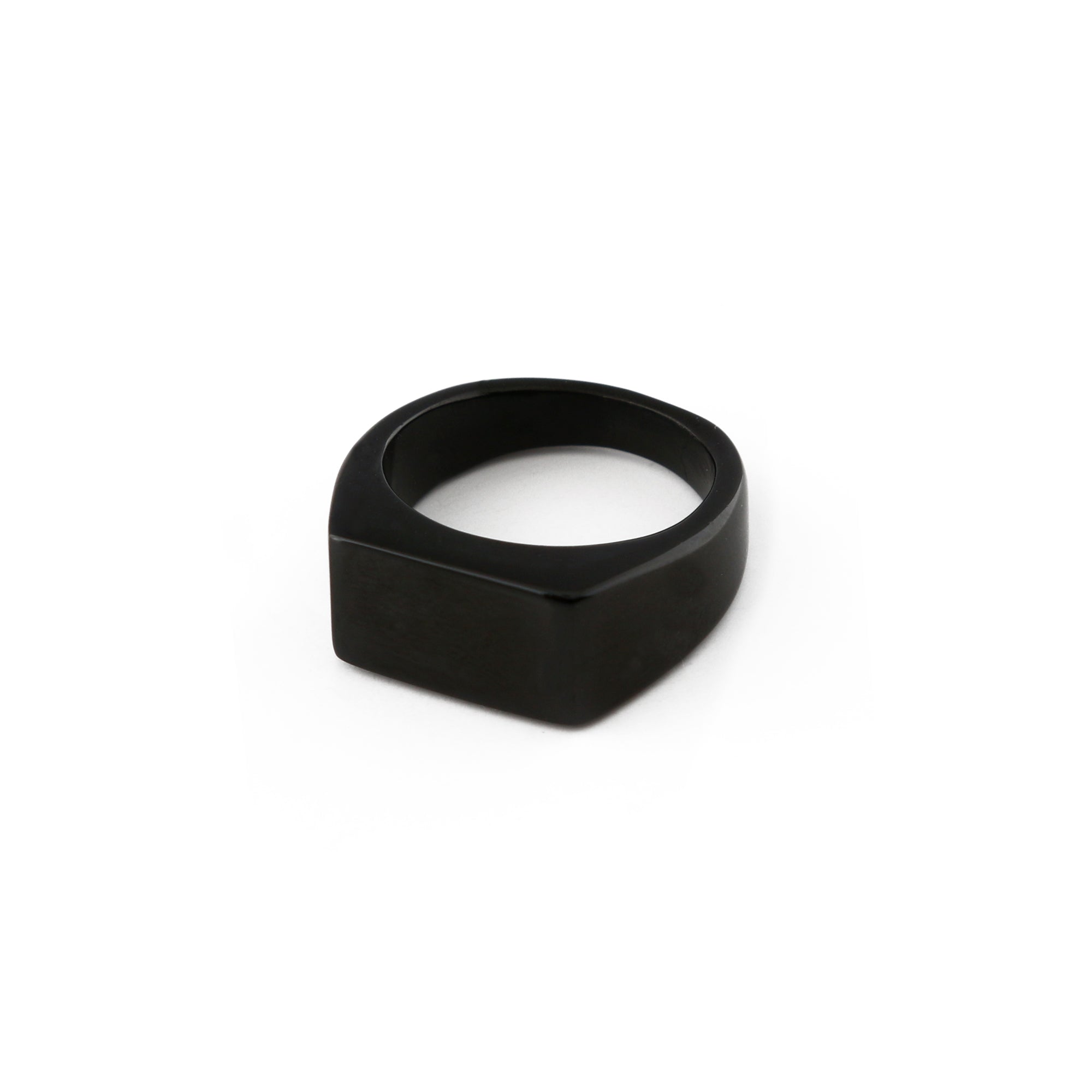 Chunky Signet Ring - Black M/L - Orelia & Joe