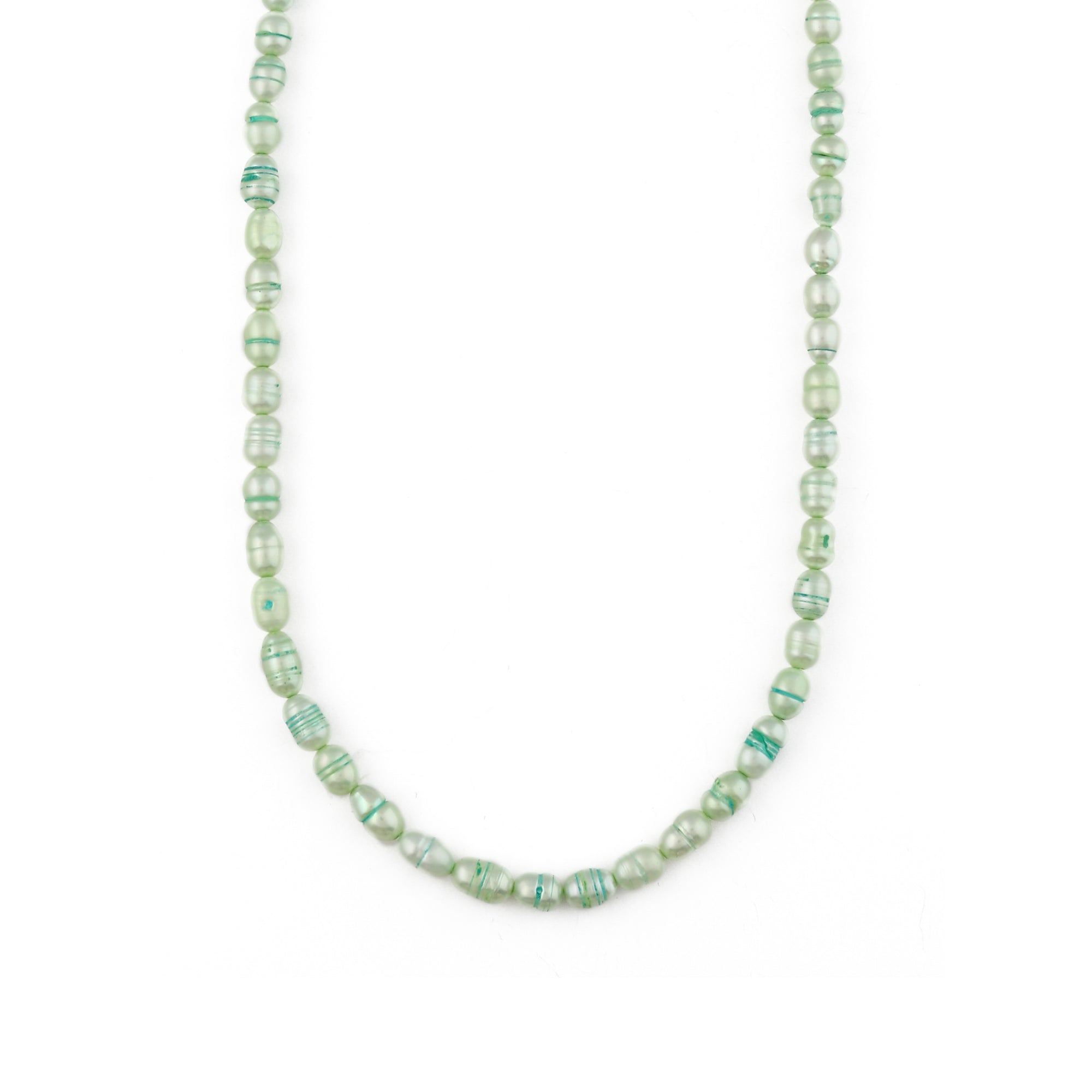 Image of Mint Freshwater Pearl Collar Necklace