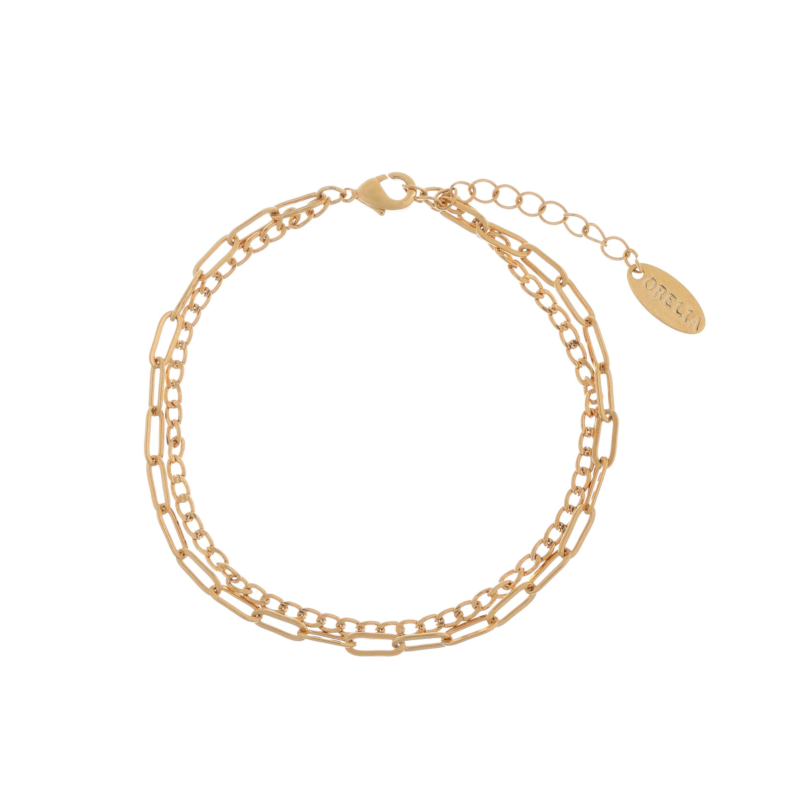 Chain 2-Row Bracelet Pack - Orelia London