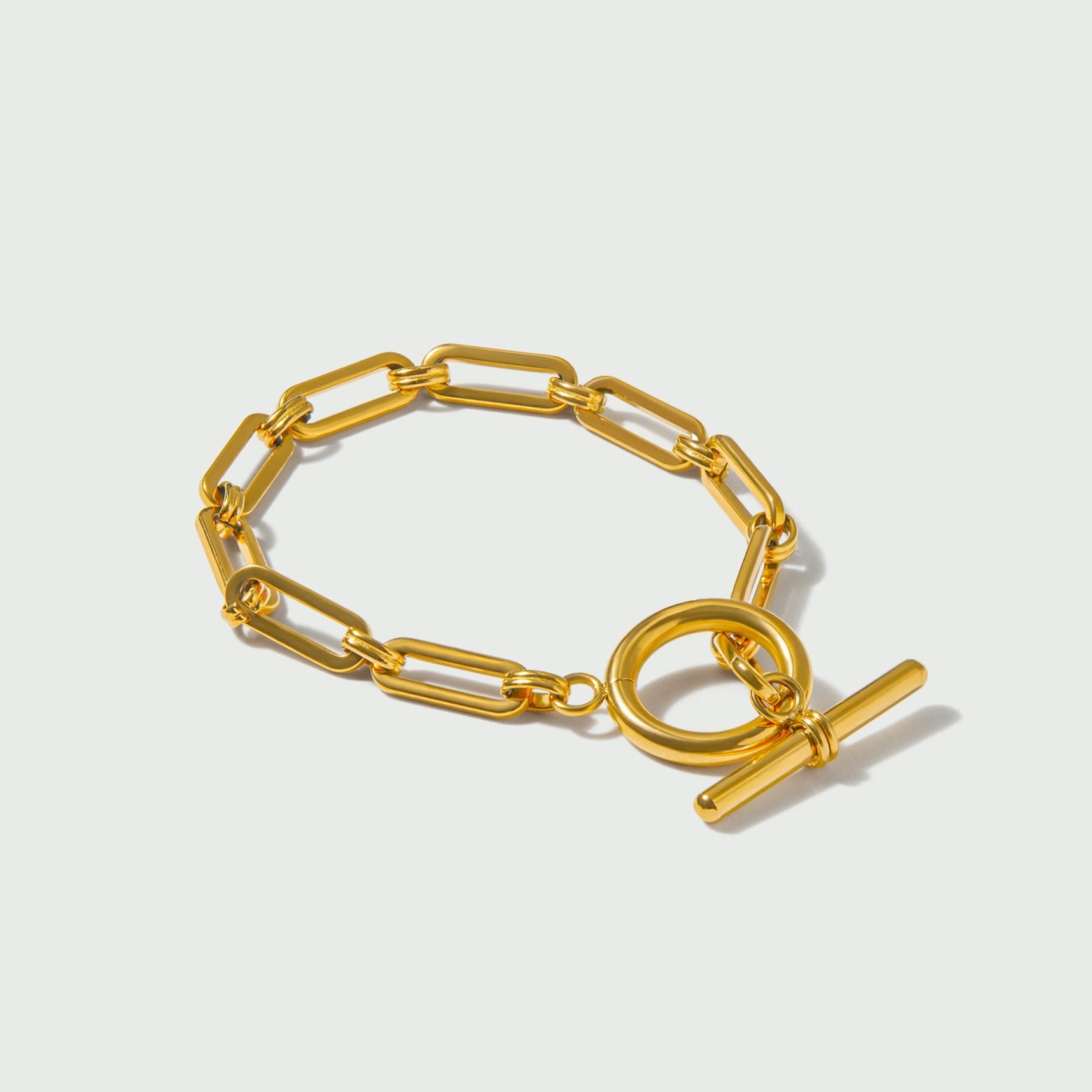 LUXE Linear Link T-Bar Bracelet - Orelia LUXE