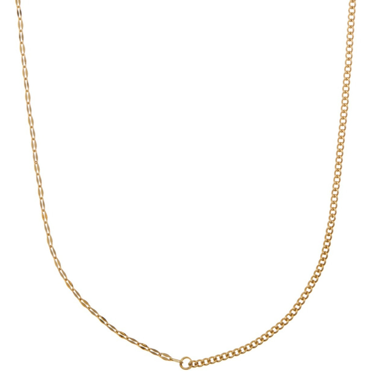 Mixed Delicate Chain Necklace - Gold - Orelia & Joe