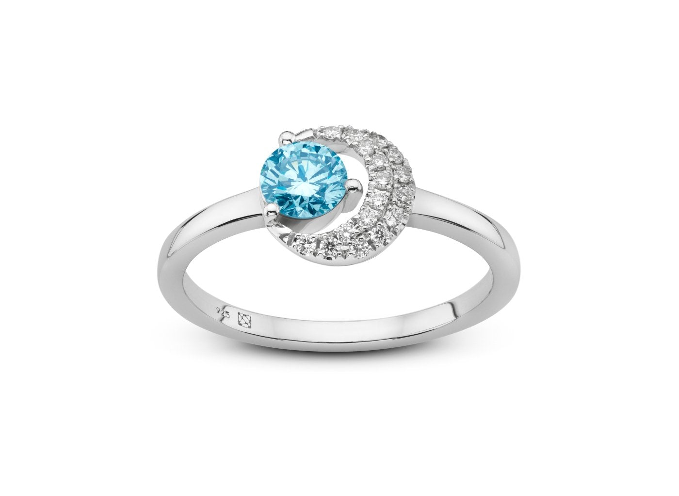 Lightbox Lab-Grown Diamond LB Blue Moon Ring | Blue Blue / 6