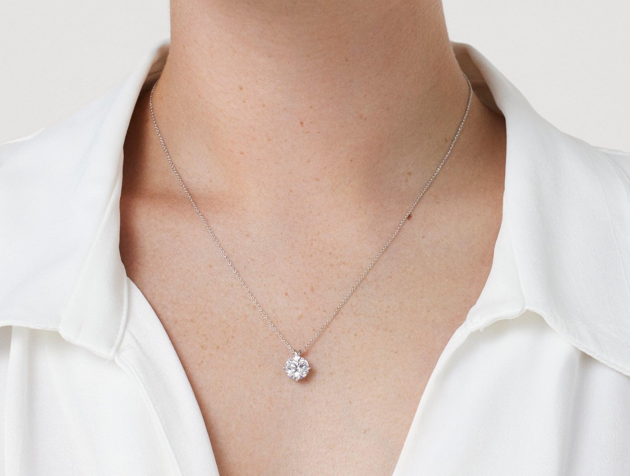Lab Grown Diamond Necklaces | Created Diamonds | Swarovski