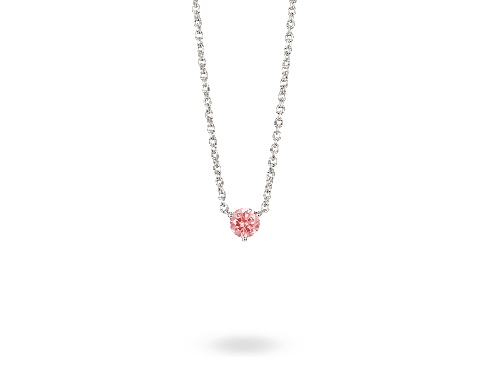Mom Pink Enamel Heart Pendant with Diamonds in 10kt Yellow Gold (.03ct –  Day's Jewelers