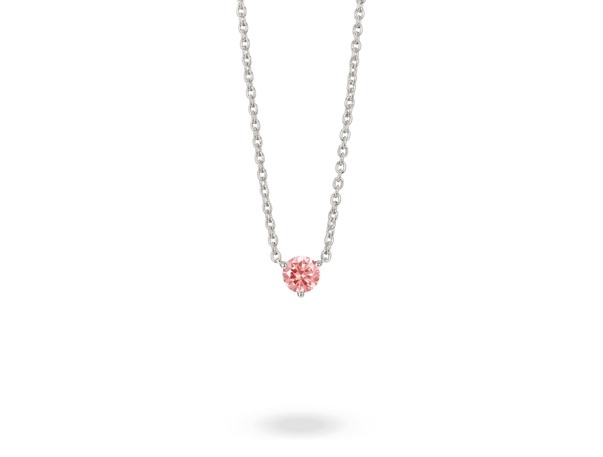 Mom Pink Enamel Heart Pendant with Diamonds in 10kt Yellow Gold (.03ct –  Day's Jewelers