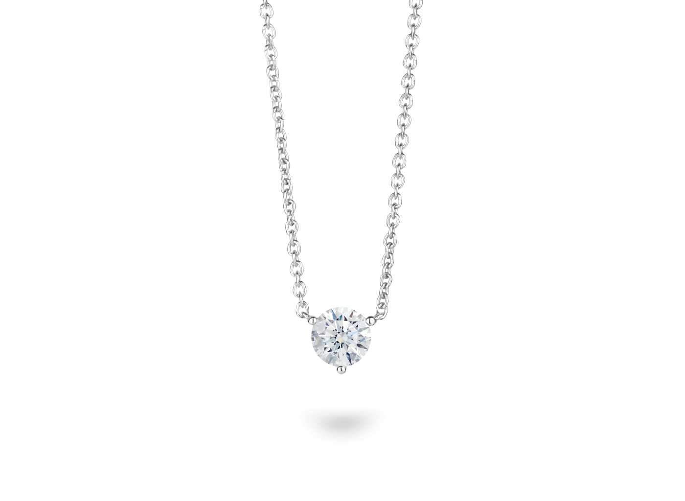 Lightbox Lab-Grown Diamond 3/4ct. Solitaire Pendant | White Sterling Silver