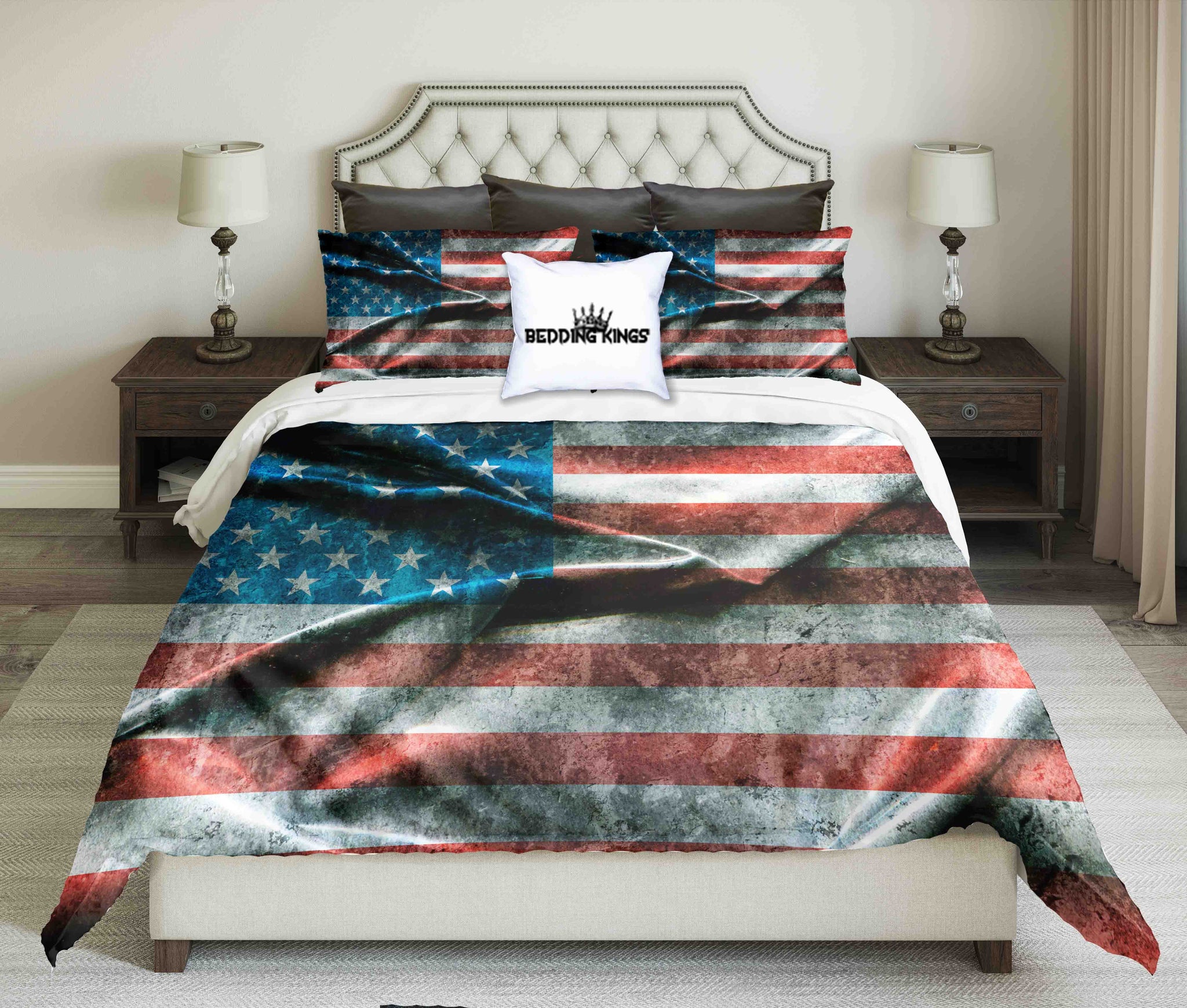 american flag bed set