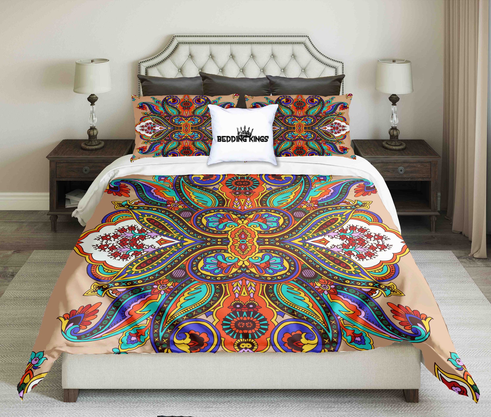 Bright Colour Design Bedding Set