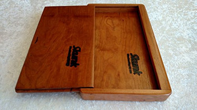 Cherry Rolling Tray with Lid or Stash Box by Skunk Woodworking Ky.