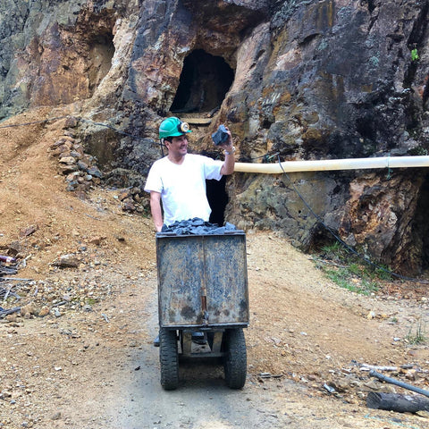 Emerald Mining inside Muzo, Colombia