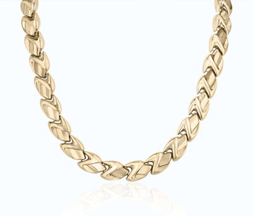 Solid Gold Cuban Link Necklace 14K - 18K – JR Colombian Emeralds