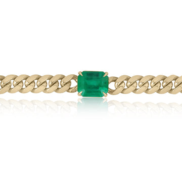 Solid Gold Cuban Link Necklace 14K - 18K – JR Colombian Emeralds