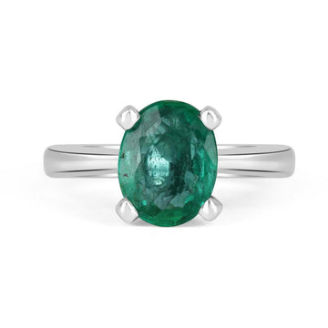 Oval Emerald Rings Online |Oval Emerald Band | STAC Fine Jewellery