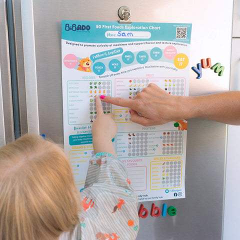 baby_weaning_chart_on_fridge