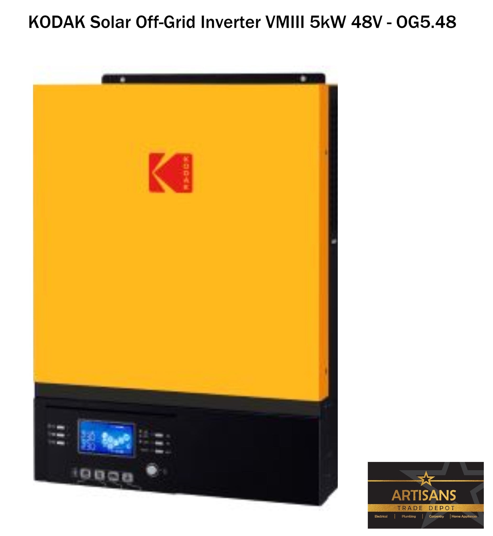KODAK Solar Off-Grid Inverter VMIII 5kW 48V - OG5.48 – Artisans Trade Depot