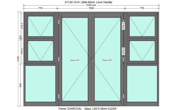 Sliding Folding Doors Vistafold Gloss White 5 Panel Artisans Trade Depot