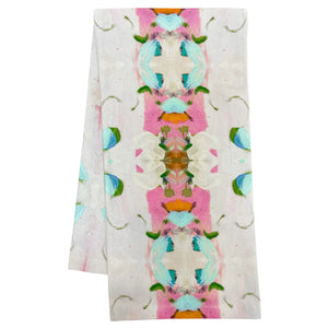 Monet's Garden Pink Tea Towel - Rhodes Boutique