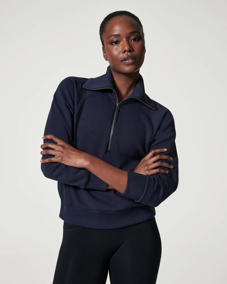 Spanx AirEssentials 'Got-Ya-Covered' Pullover - Black – SculptHouse