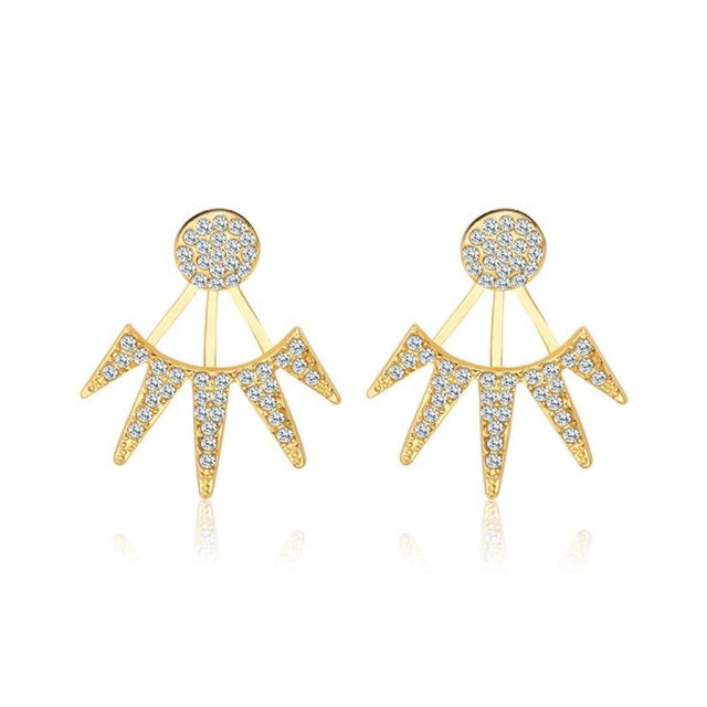 statement stud earrings