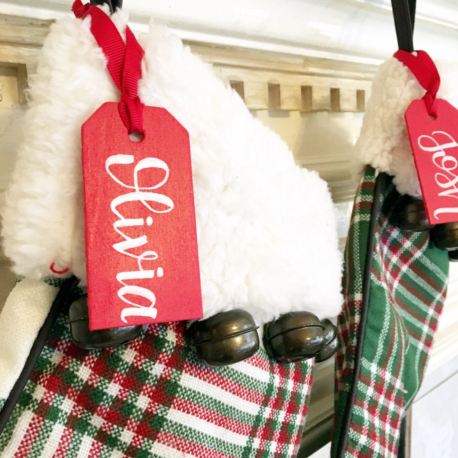 Personalized Christmas Stocking Name Tags – MillionAyres Handmade