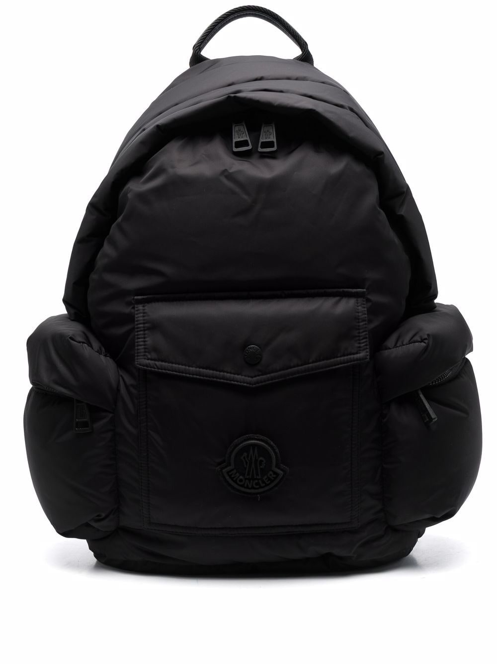 MONCLER Logo-patch backpack Black