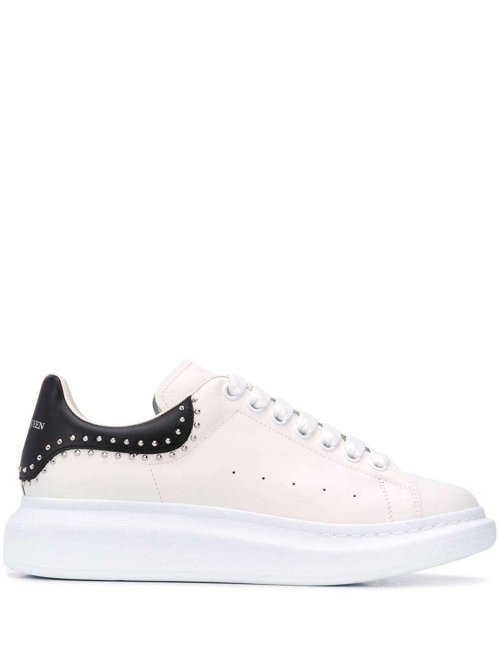 Alexander McQueen studded oversized sole sneakers white