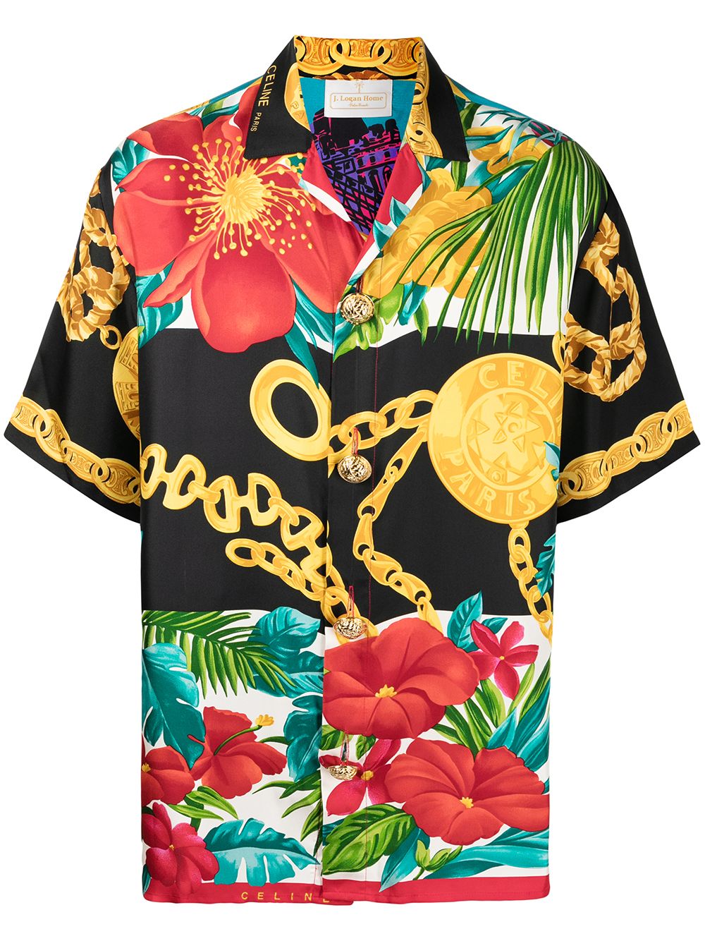 J. LOGAN HOME Aimes print silk Shirt