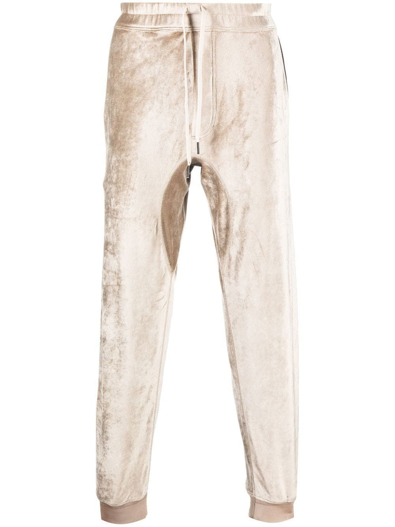 TOM FORD Fluid Velour Pants Brown 