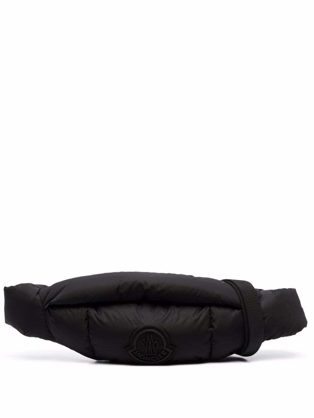 MONCLER logo Patch belt bag Black