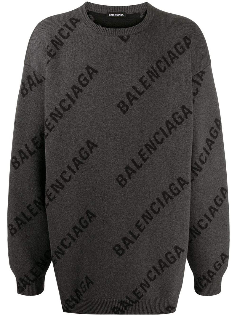 Balenciaga  SlimFit LogoPrint RibbedKnit Hooded Rollneck Sweater  Men   Black Balenciaga