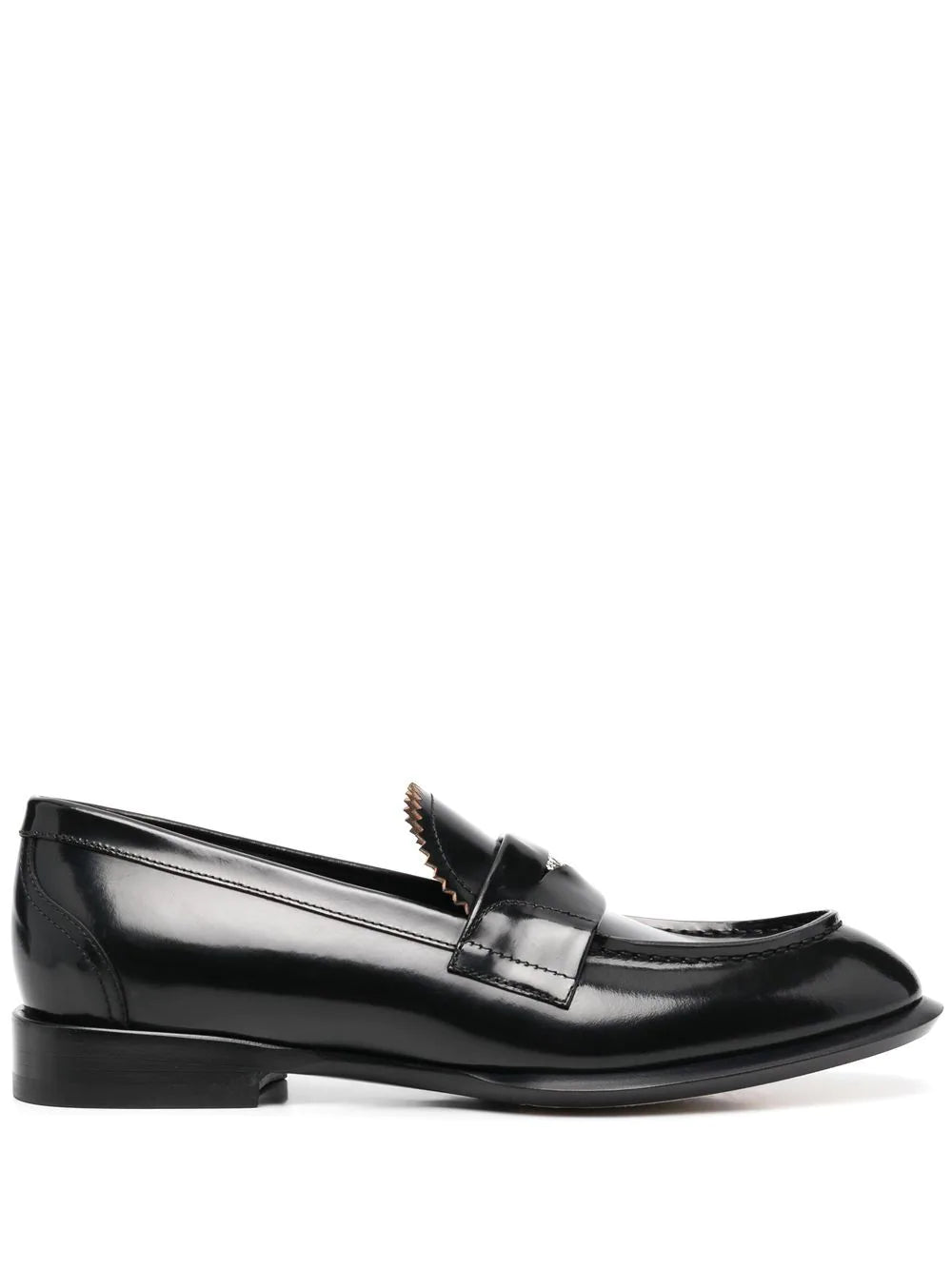 Alexander McQueen Coin Embellished Loafers Black