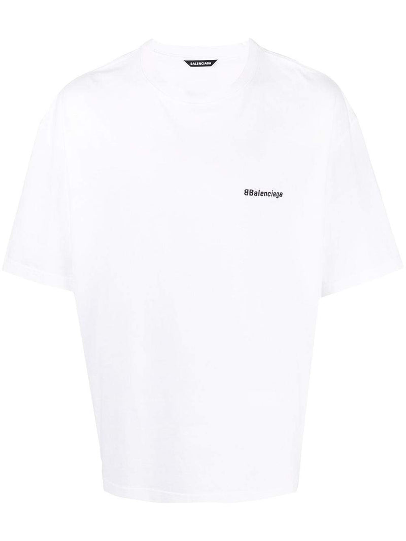 Mens Political Campaign Tshirt Large Fit in White  Balenciaga US