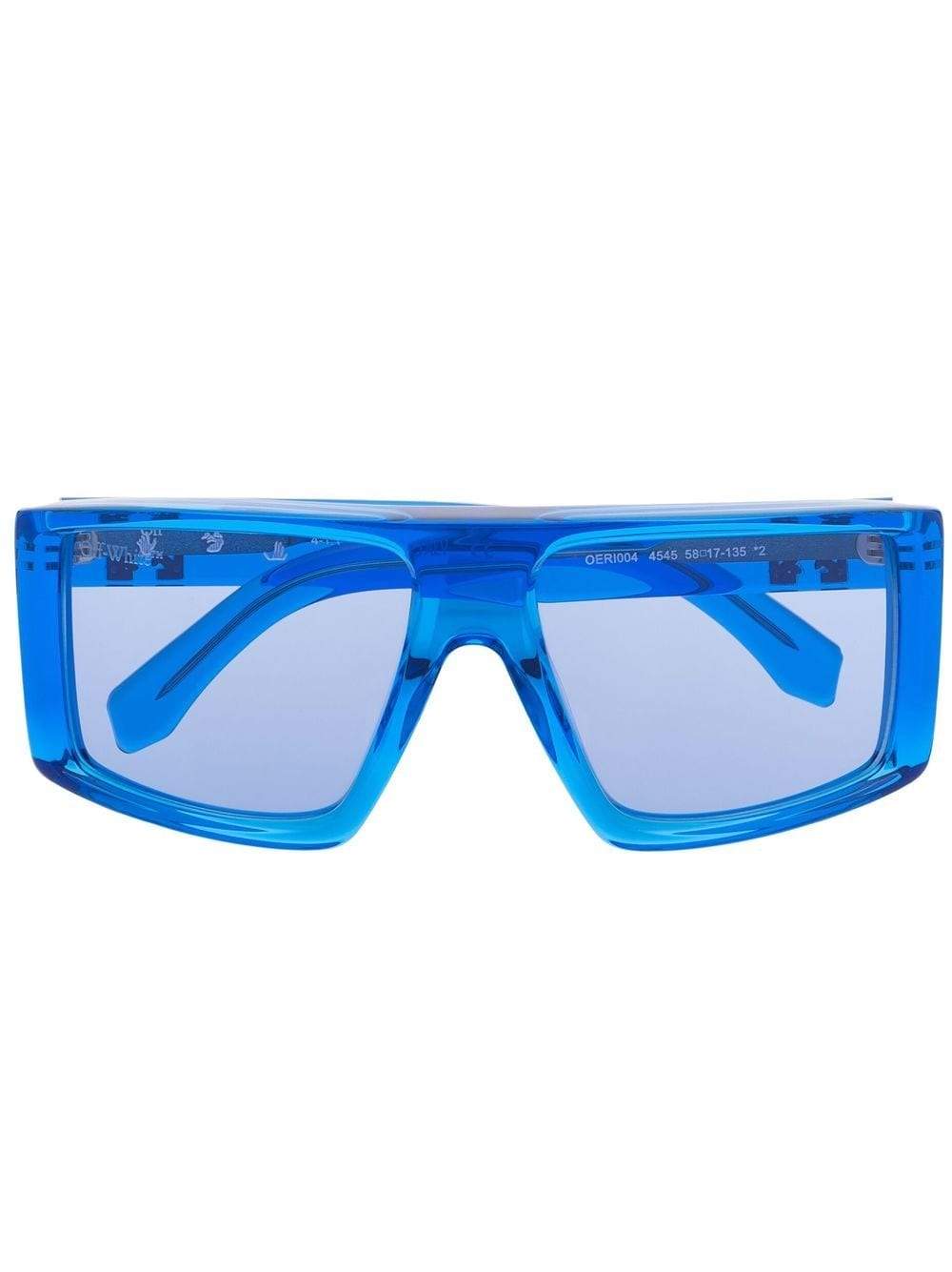 OFF-WHITE Alps oversize sunglasses Blue